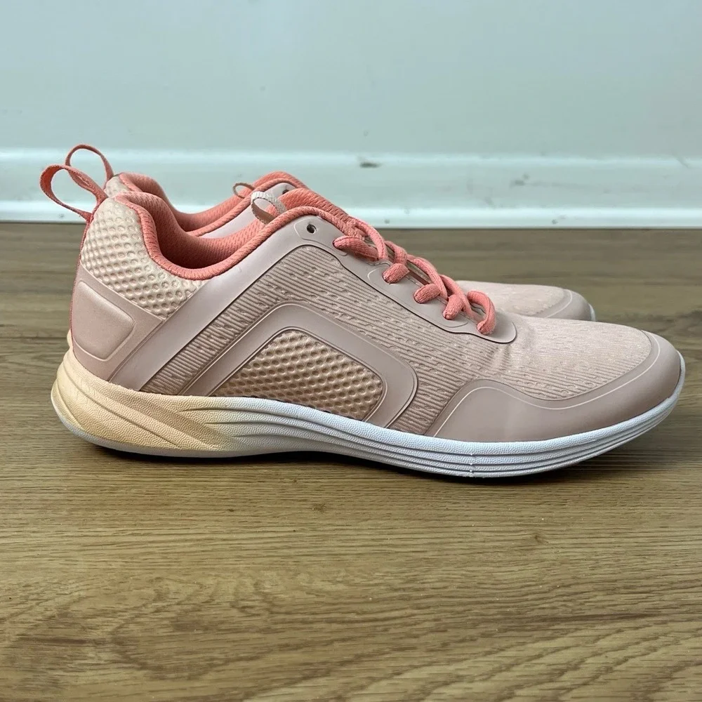 Vionic Pink Jojo Ombre Mesh LaceUp l Athletic Sneakers Size US 6.5 - Picture 1 of 9